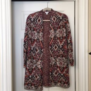 J Jill cotton blend cardigan